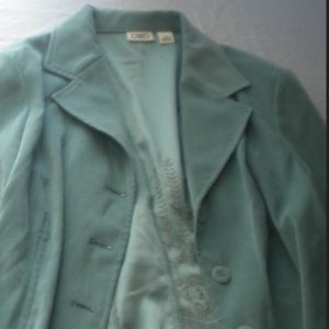 Light green/teal blazer